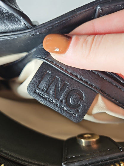 I.N.C. International Concepts Bondaa Satchel – Black