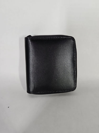 ROYCE New York Zip Around Bifold Wallet – Black