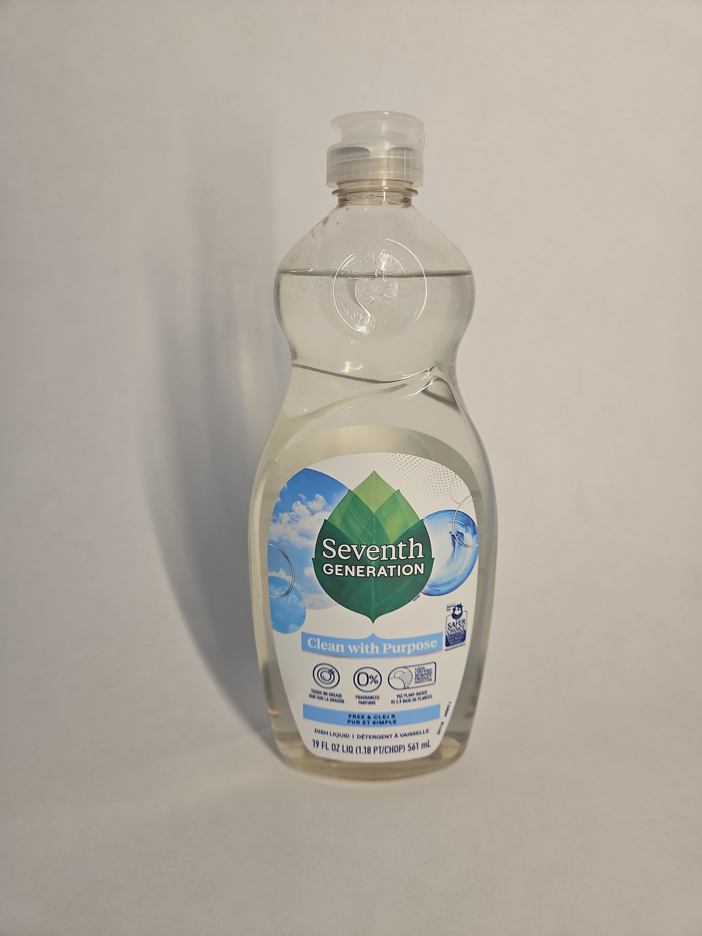 Seventh Generation Free & Clear Dish Soap – 19 oz 3-Pack