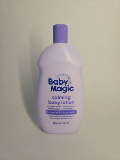 Baby Magic Calming Baby Lotion – Lavender &amp; Chamomile 16.5 oz 5-Pack
