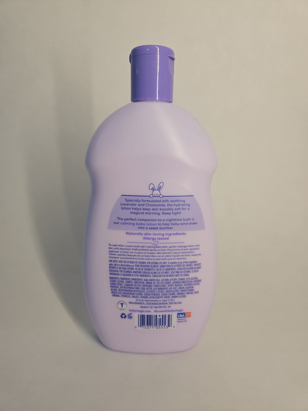Baby Magic Calming Baby Lotion – Lavender &amp; Chamomile 16.5 oz 5-Pack