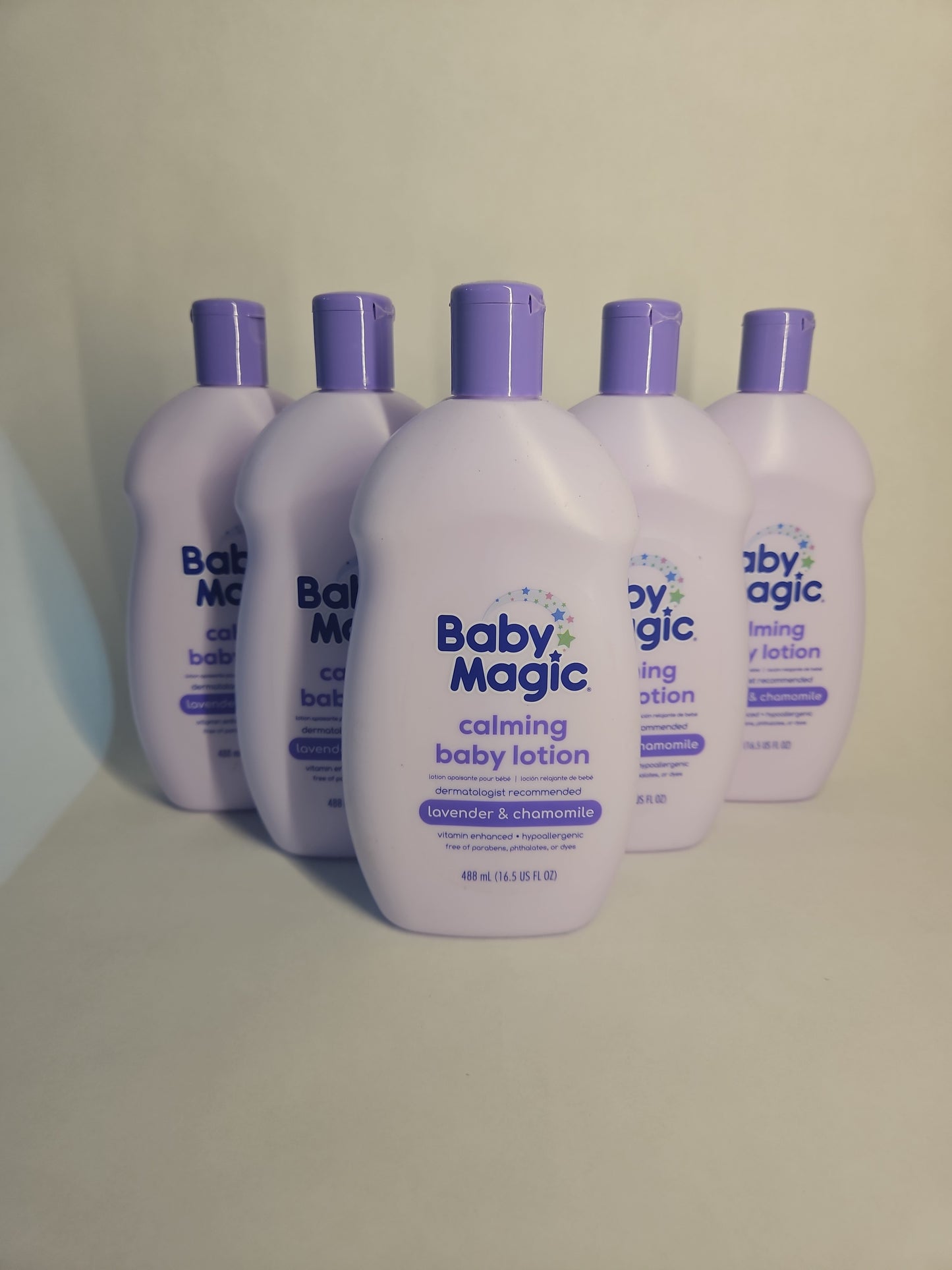 Baby Magic Calming Baby Lotion – Lavender &amp; Chamomile 16.5 oz 5-Pack