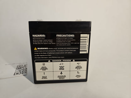 Mighty Max Battery ML5-12F2 12 Volt 5 Ah F2 Terminal Rechargeable SLA AGM Battery