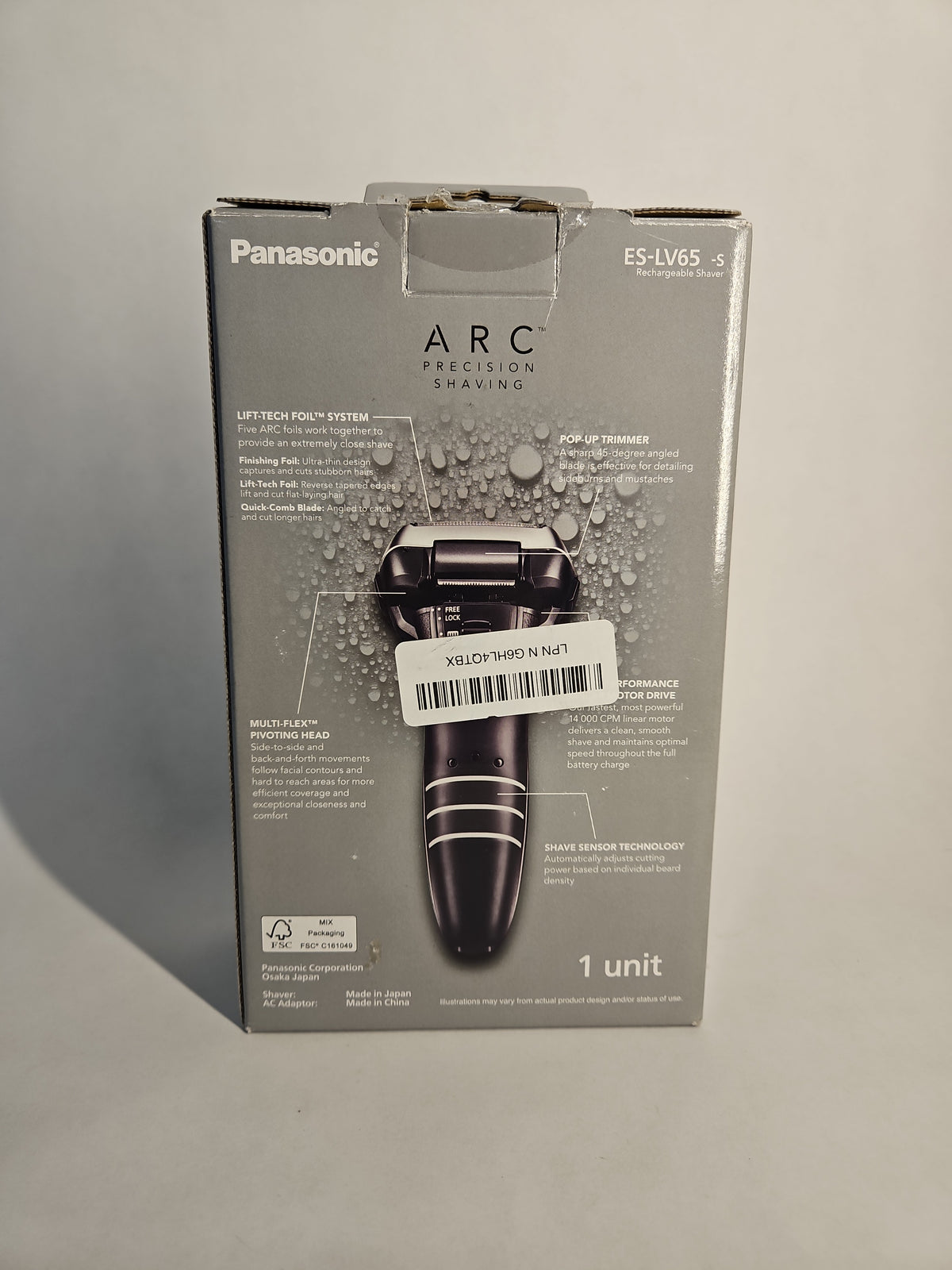 Panasonic ARC5 5-Blade Electric Shaver – Silver