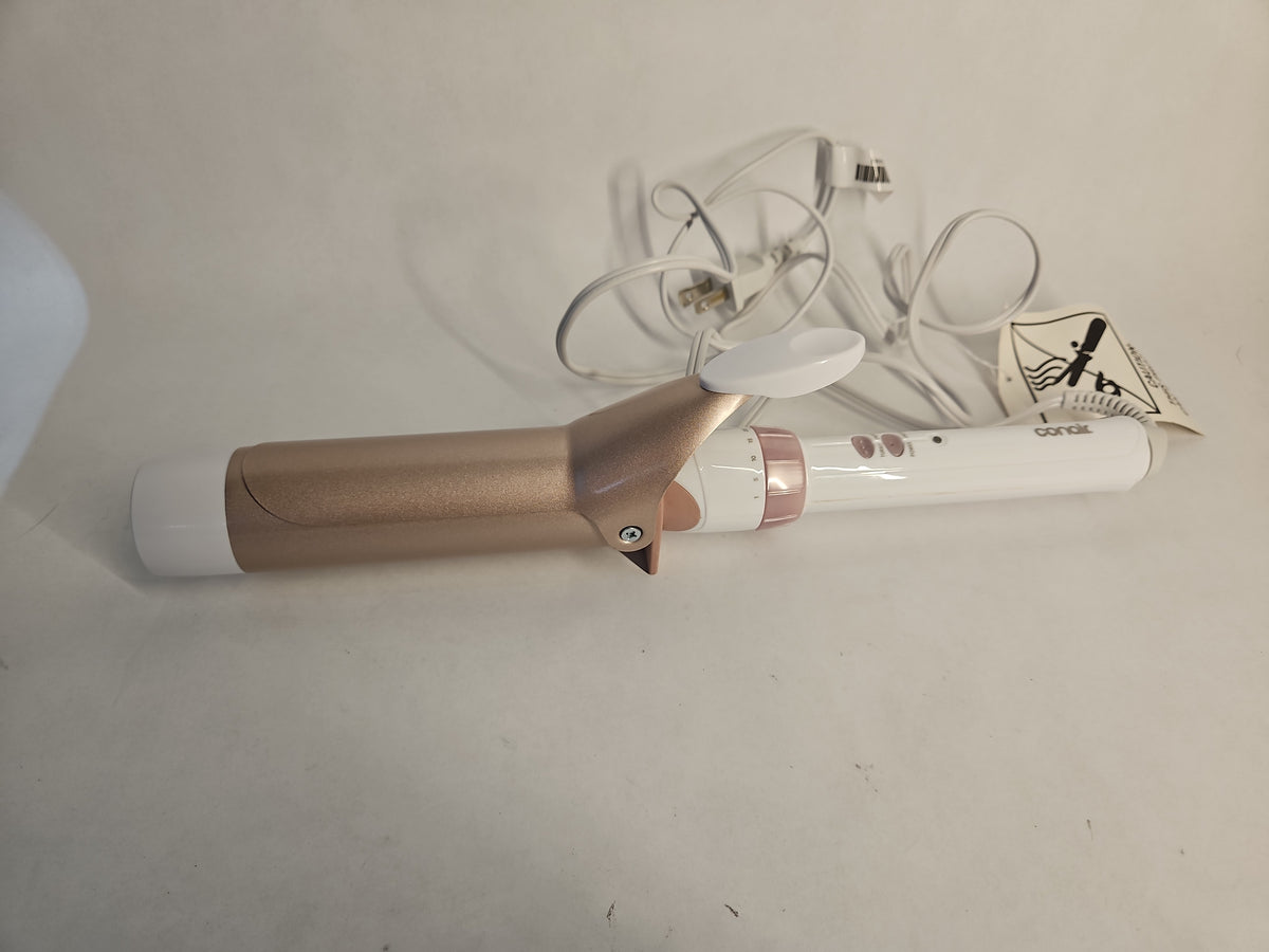 Conair Double Ceramic 1-1/2 Inch Curling Iron White/Rose Gold