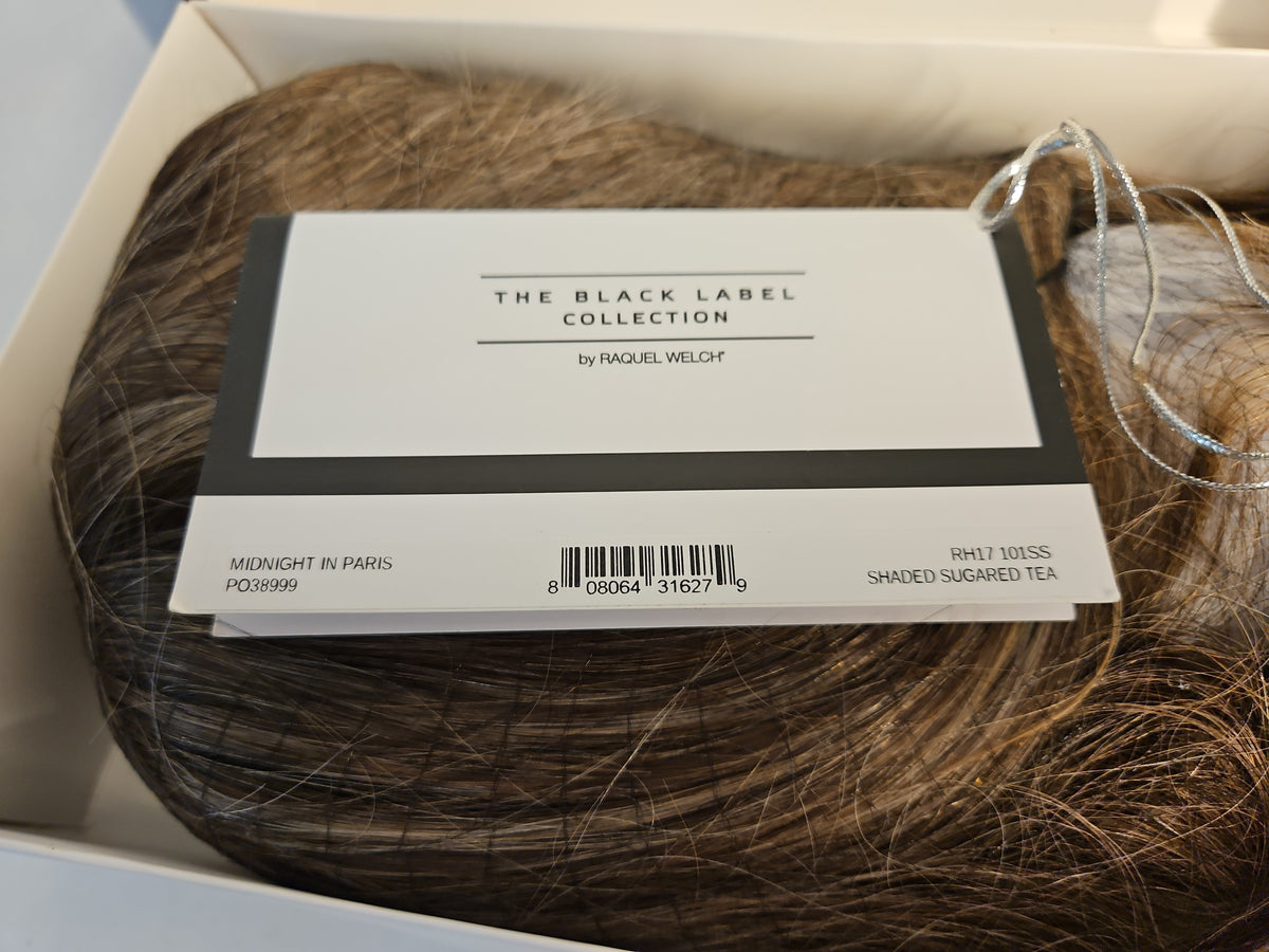 Raquel Welch Midnight in Paris Human Hair Wig Black Label RH17/101SS Shaded Sugared Tea