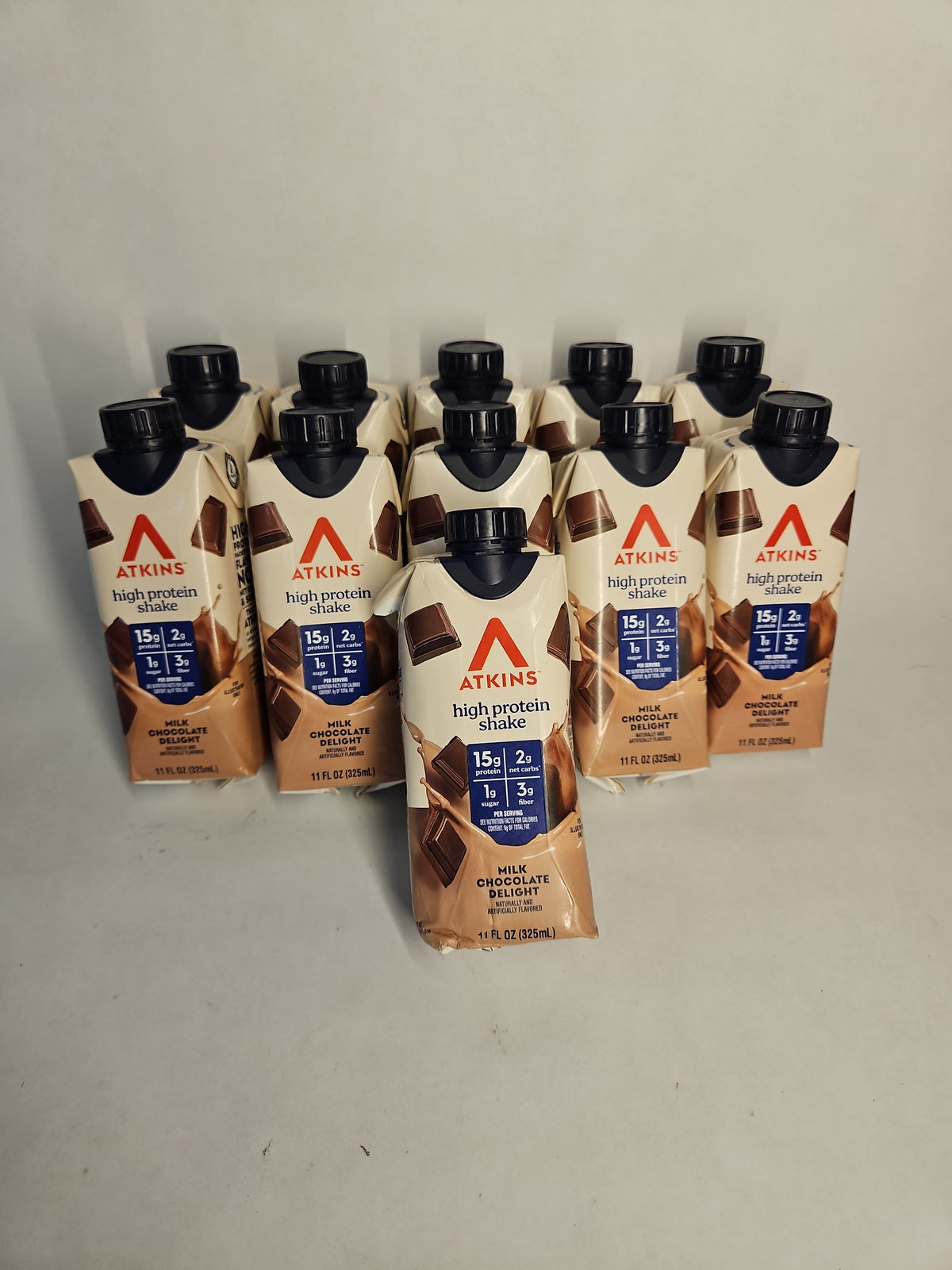 Atkins Milk Chocolate Delight High Protein Shake – 11 Count