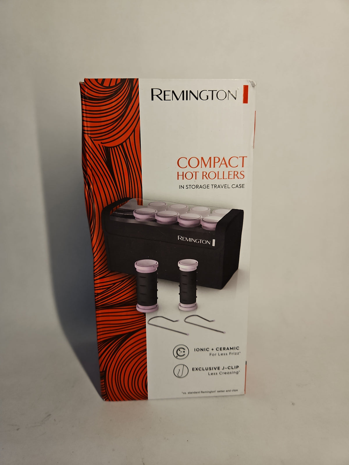 Remington Compact Hot Rollers with Storage Travel Case – Black/Purple