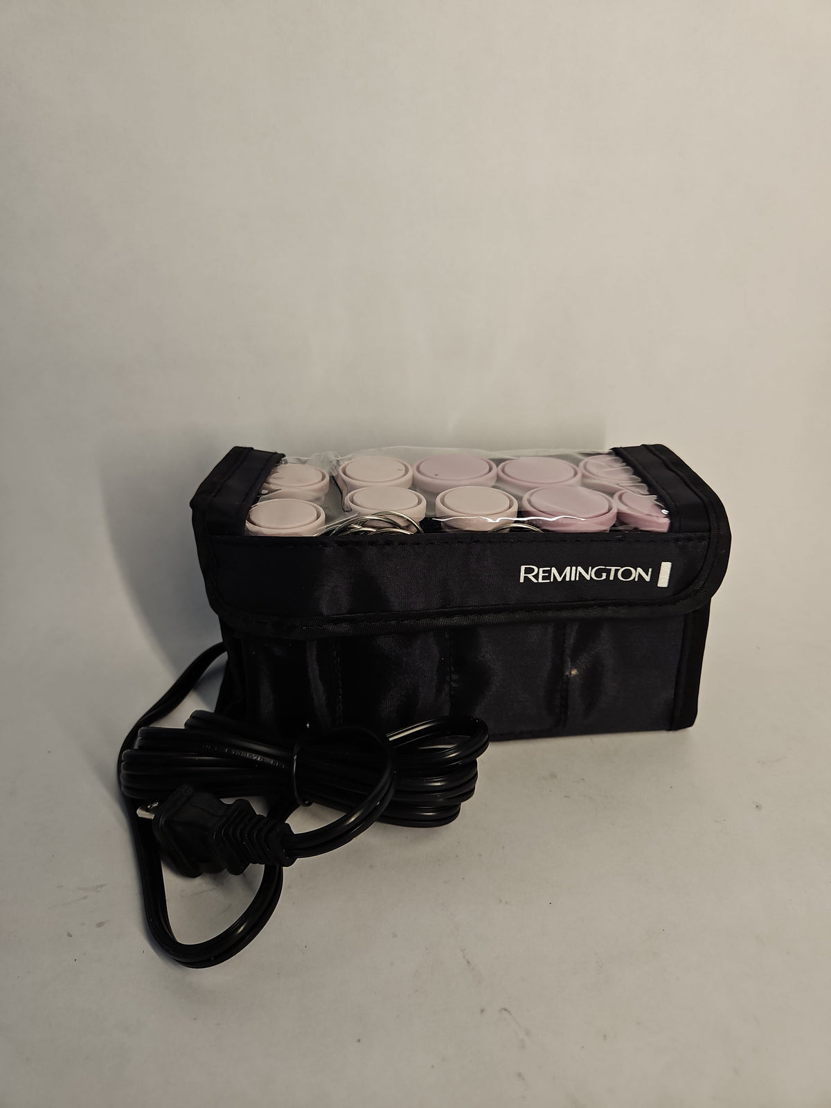 Remington Compact Hot Rollers with Storage Travel Case – Black/Purple