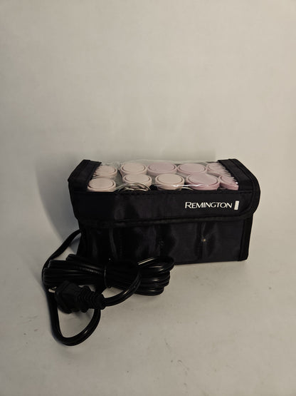 Remington Compact Hot Rollers with Storage Travel Case – Black/Purple