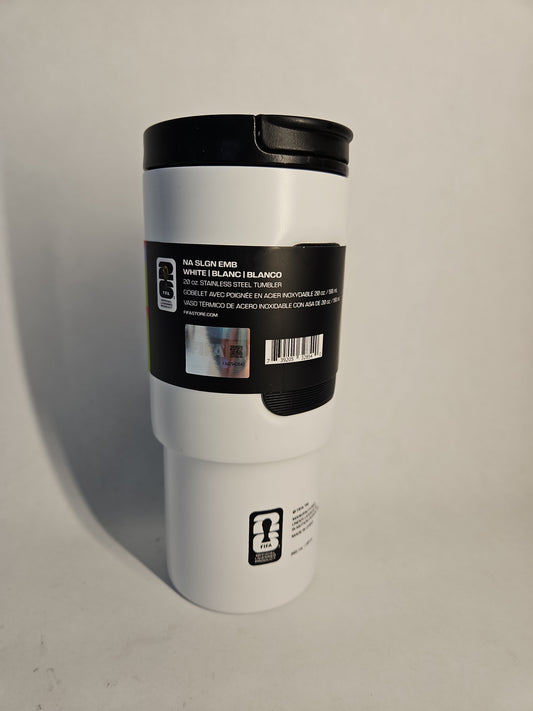 FIFA We Are 26 Logo Stainless Steel Tumbler – White, 20 oz