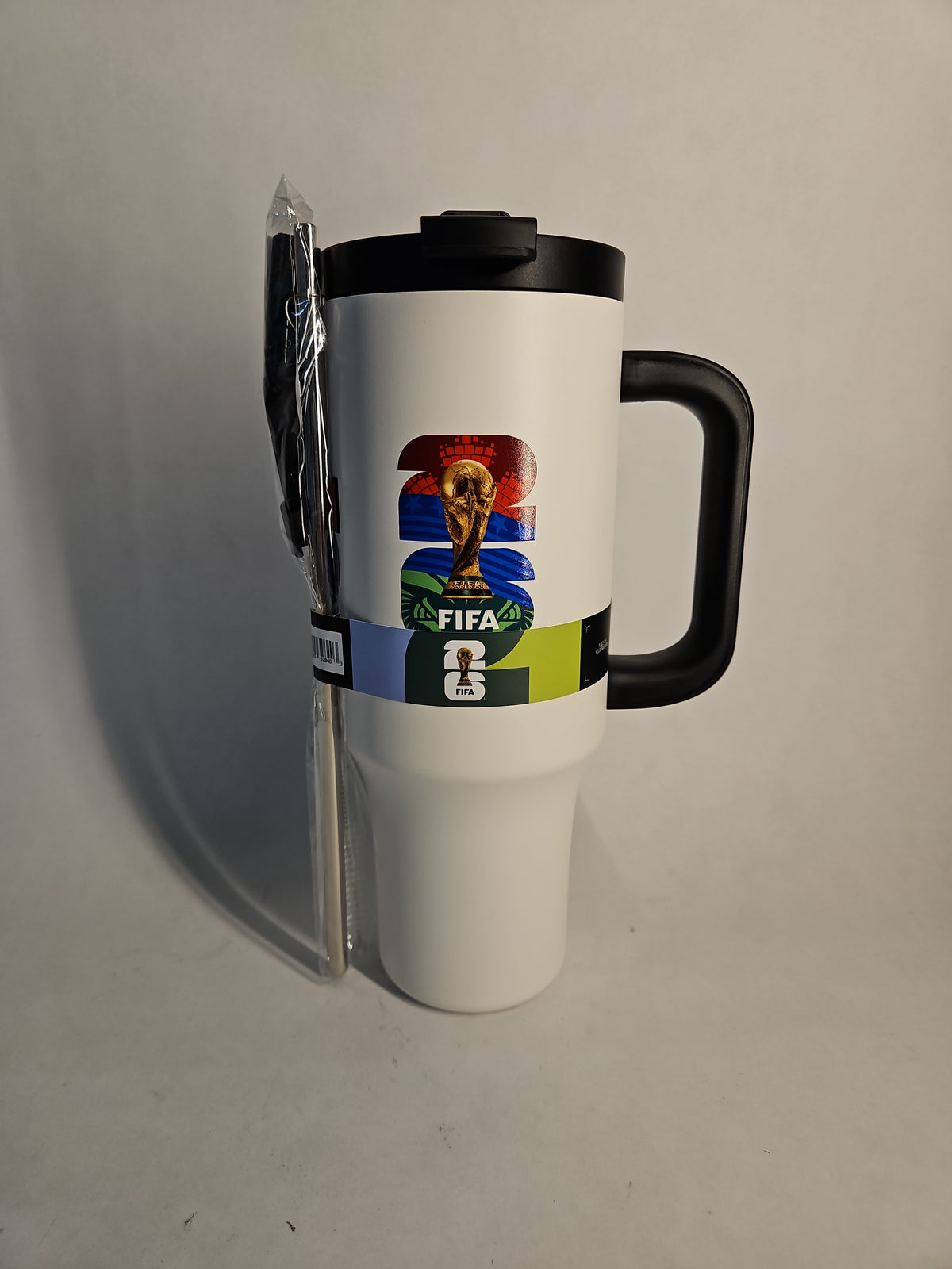FIFA World Cup 2026 Stainless Steel Tumbler – White, 40 oz
