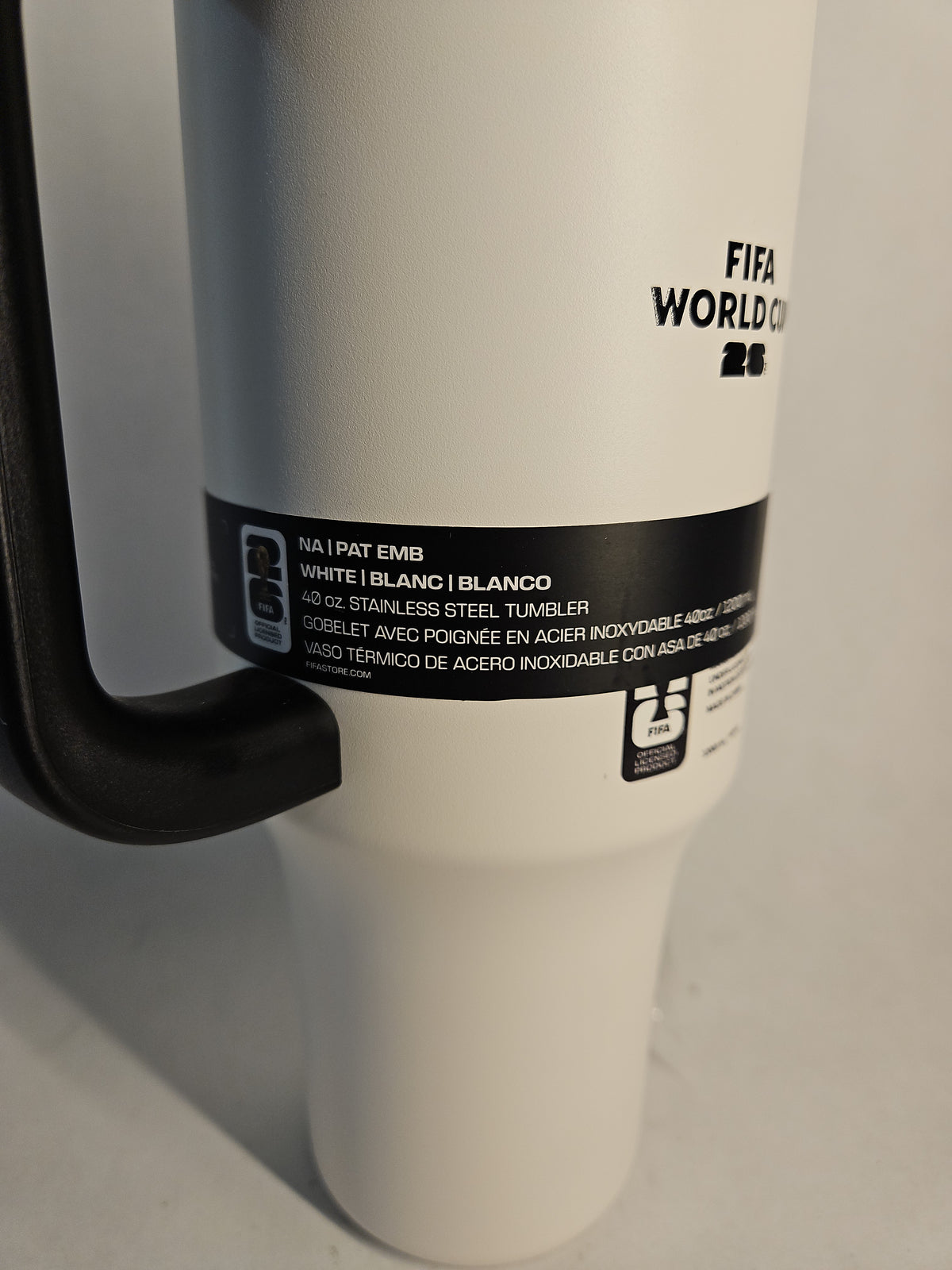 FIFA World Cup 2026 Stainless Steel Tumbler – White, 40 oz