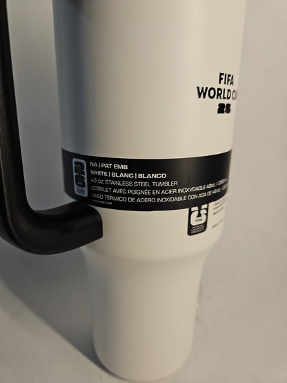 FIFA World Cup 2026 Stainless Steel Tumbler – White, 40 oz