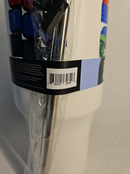 FIFA World Cup 2026 Stainless Steel Tumbler – White, 40 oz