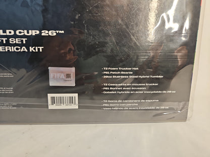 FIFA World Cup 2026 North America 3-Piece Gift Set – Black/White
