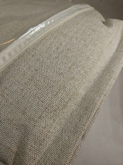 MIULEE Natural White Linen Curtains, 42" x 72" (2 Panels)