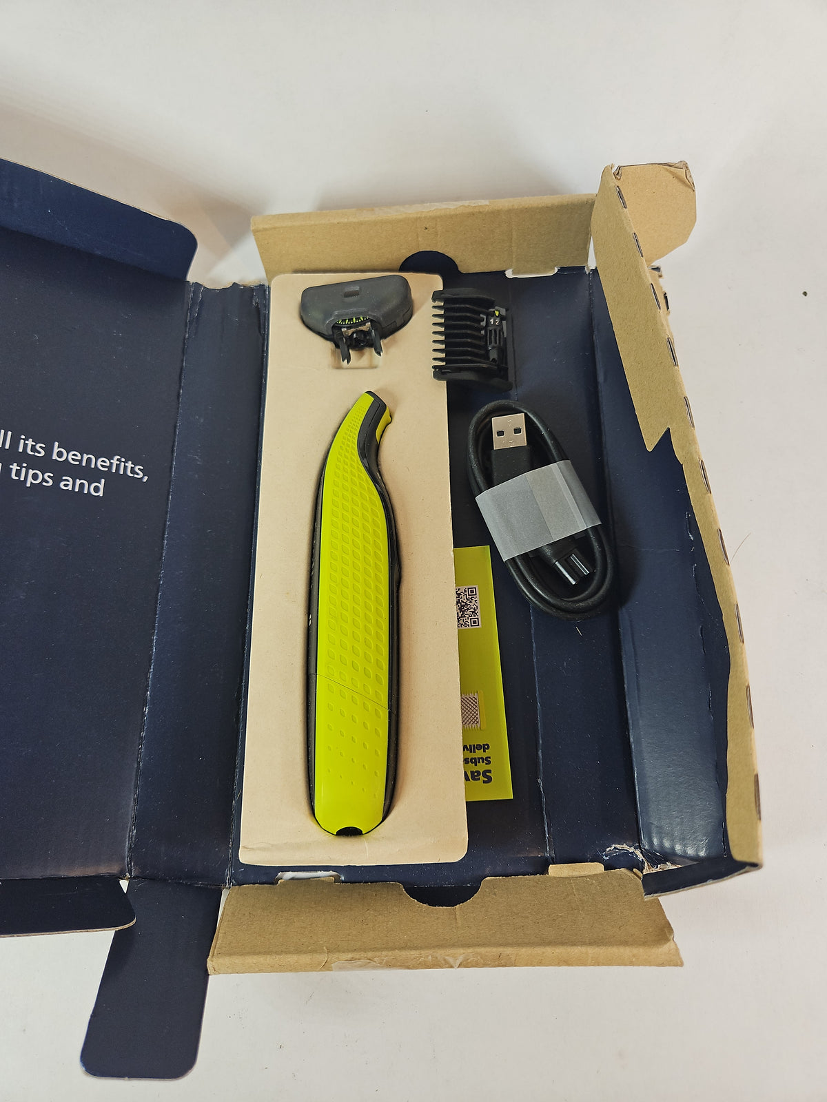 Philips Norelco OneBlade 360 Face Rechargeable Shaver & Trimmer - QP2724