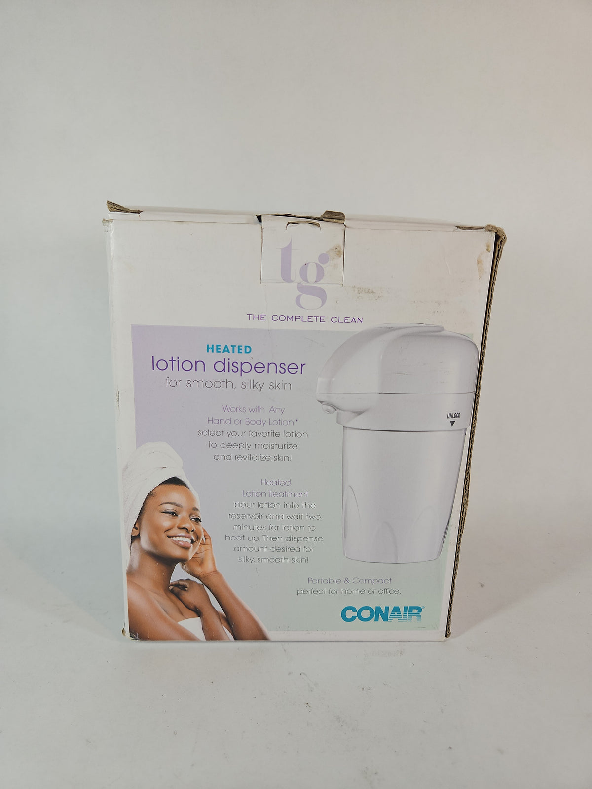 True Glow by Conair Heated Lotion Dispenser (Open Box, Like New)