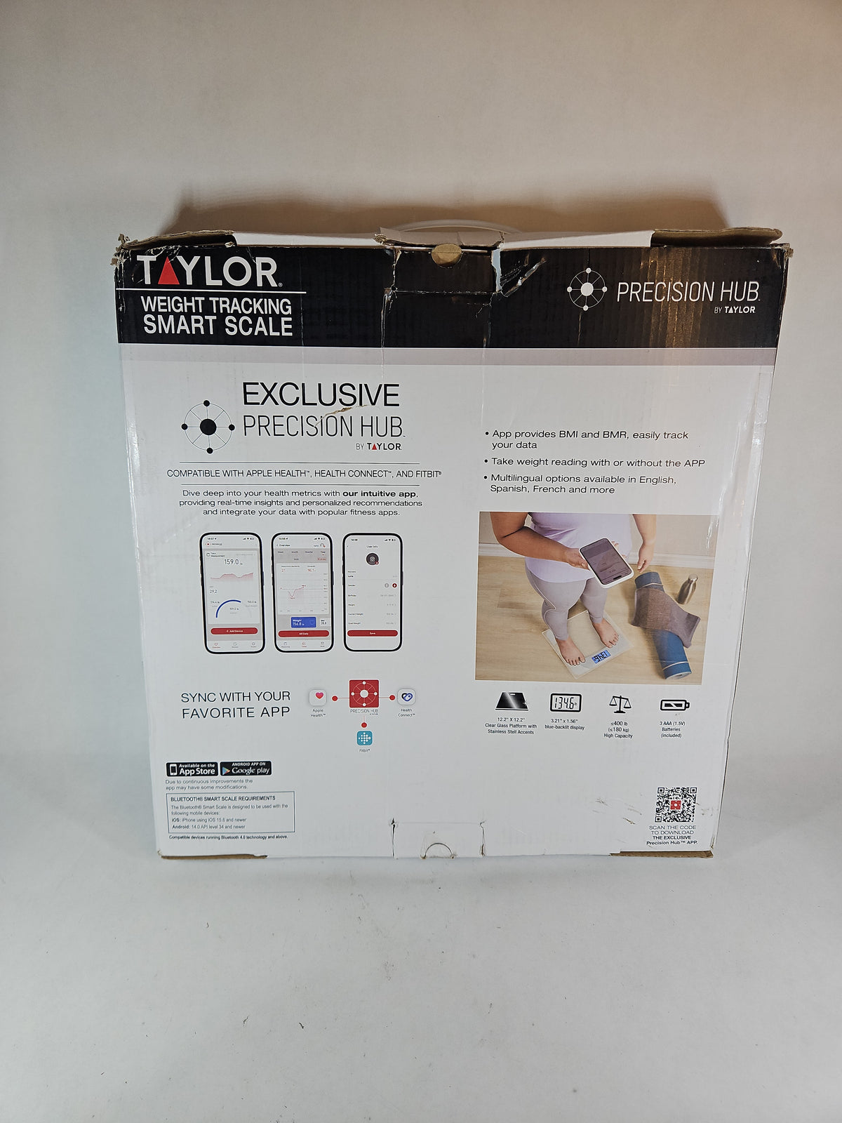 Taylor Weight Tracking Smart Scale (Model 7604)
