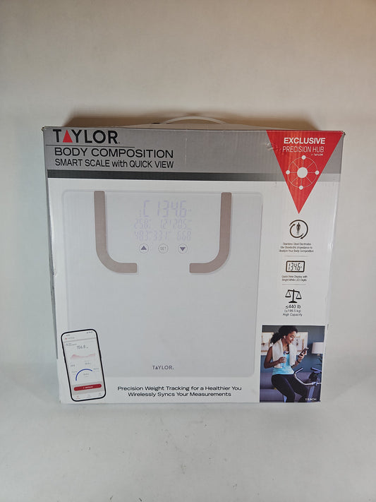 Taylor Body Composition Smart Scale with Quick View (Model 5341063)