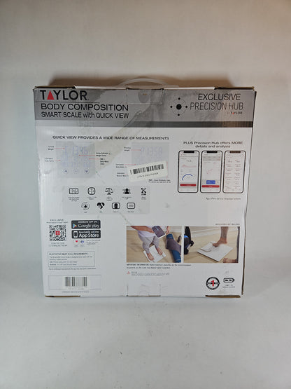 Taylor Body Composition Smart Scale with Quick View (Model 5341063)