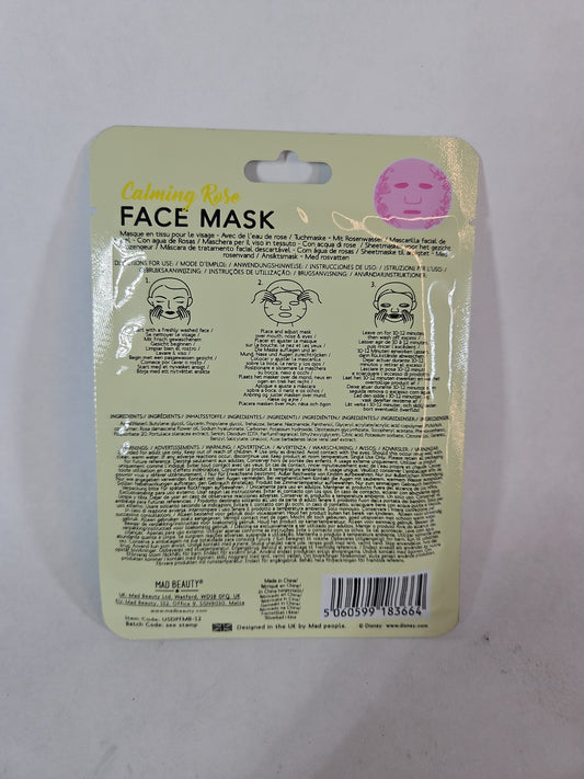 DISNEY Belle Enchanted Calming Rose Face Mask
