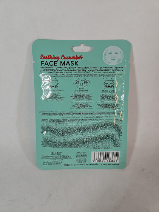 DISNEY Ariel Jewel of the Sea Soothing Cucumber Face Mask