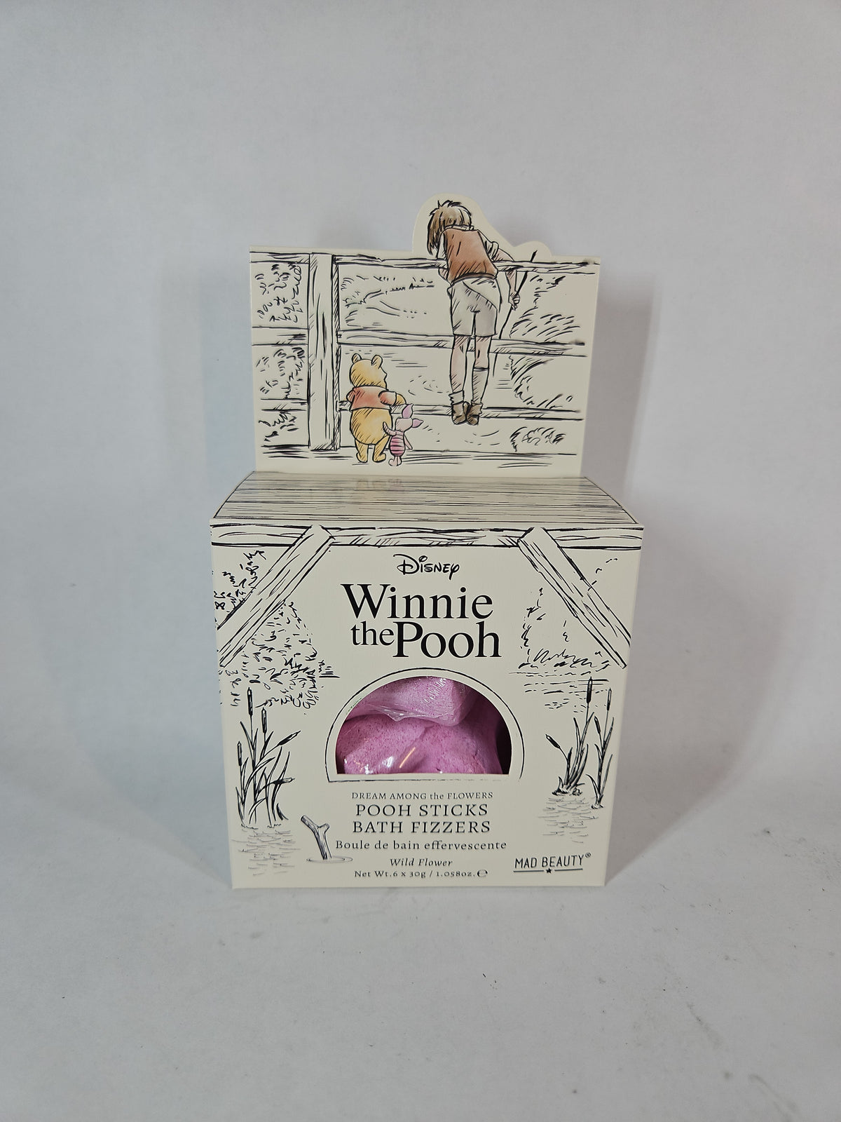 Winnie The Pooh Bath Fizzers, Wild Flower, 6 Pack