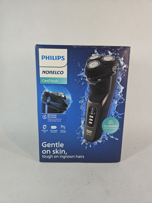 Philips Norelco CareTouch Wet & Dry Electric Shaver (S3242/90)