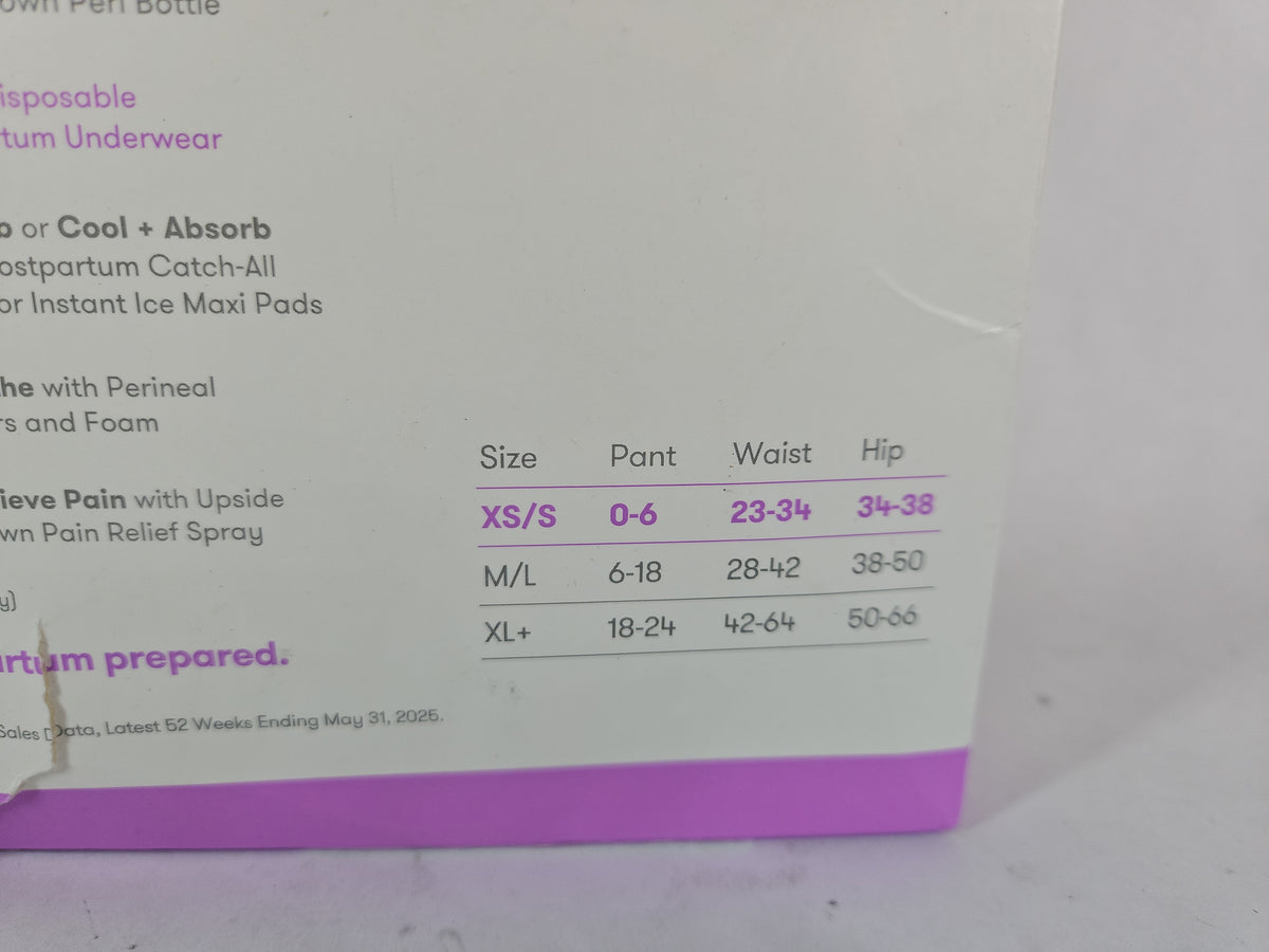 Frida Mom Disposable Postpartum Underwear, Boyshort, XS/S (8 Count)