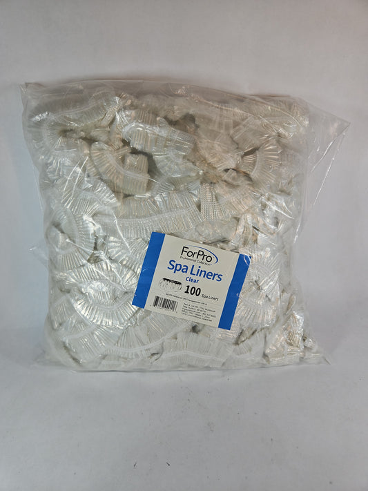 ForPro Spa Liners, Clear, 100 Count
