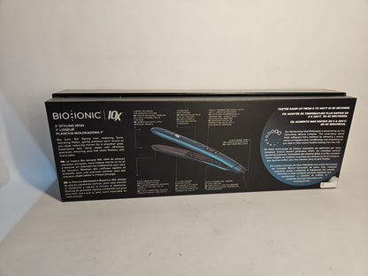 Bio Ionic 10X Styling Iron 1" Flat Iron Limited Edition – Teal Tides