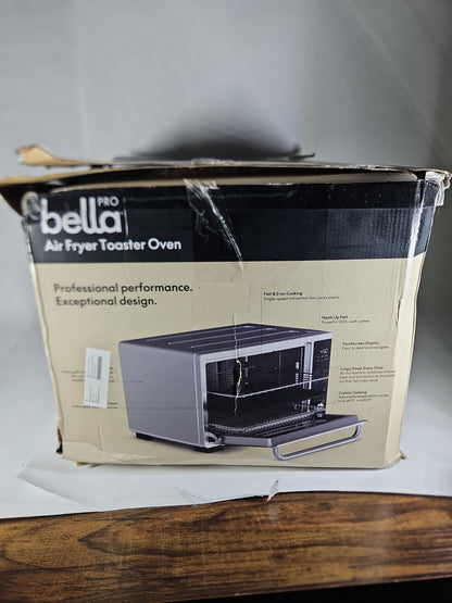 bella PRO 6-Slice Air Fryer Toaster Oven 0.88 Cu Ft 90260 – Stainless