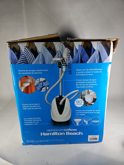 Hamilton Beach Full-Size Garment Steamer 11552 – Used – Untested, Sold As-Is