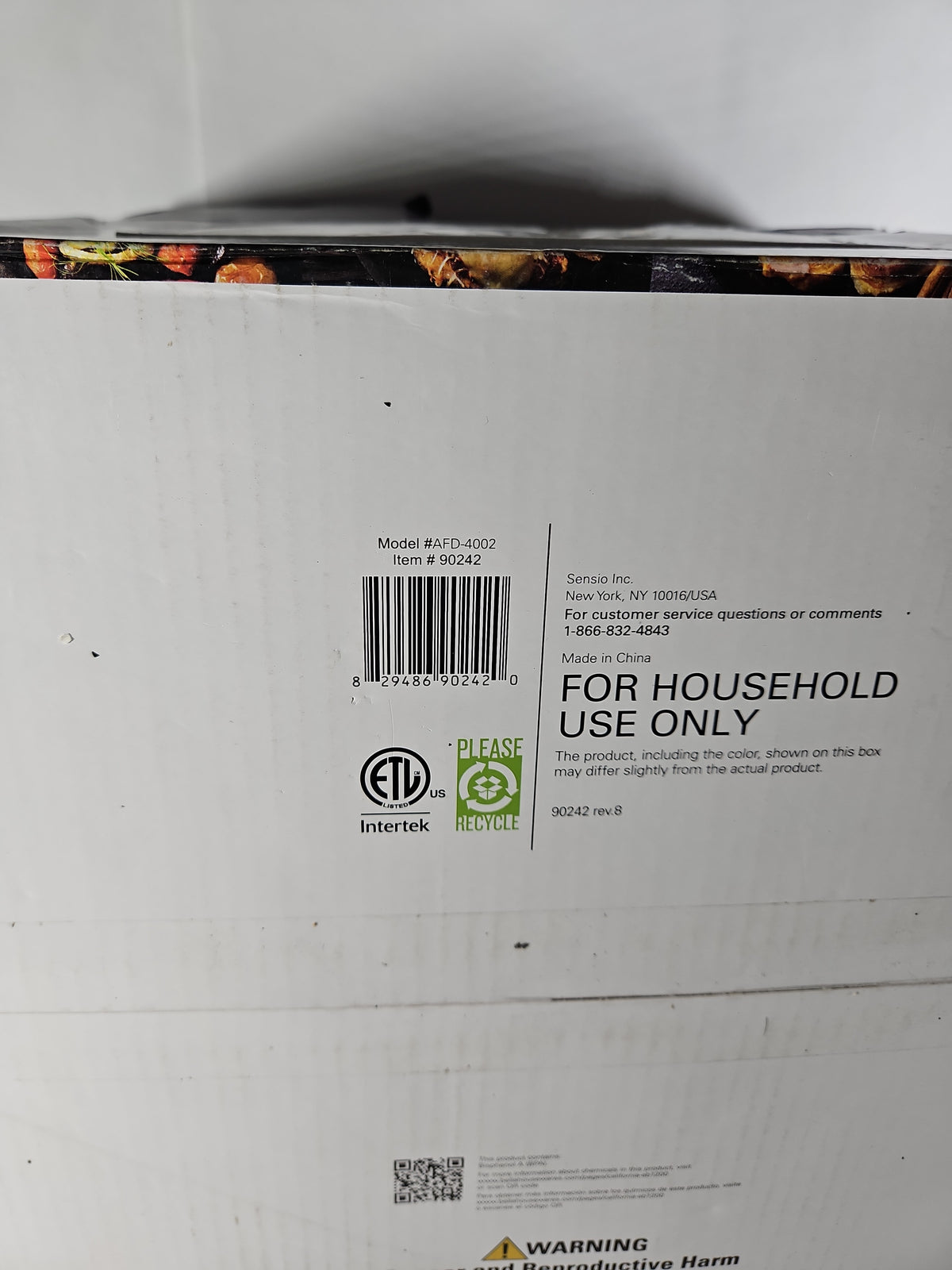 bella PRO 9 Qt TriZone Air Fryer Dual Flex Basket 90242 – Stainless – Open Box