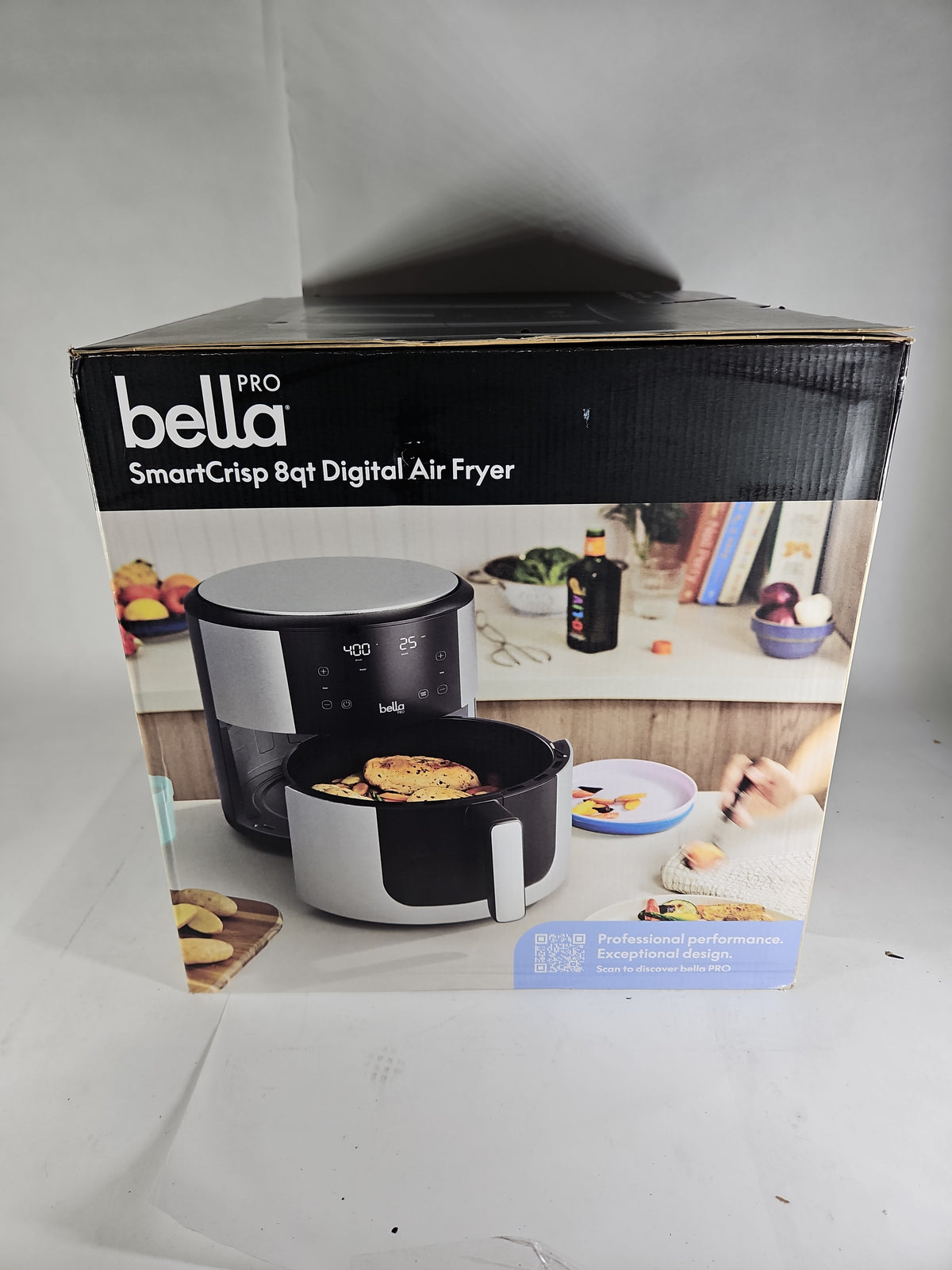 bella PRO SmartCrisp 8 Qt Touchscreen Air Fryer 90223 - Stainless Steel