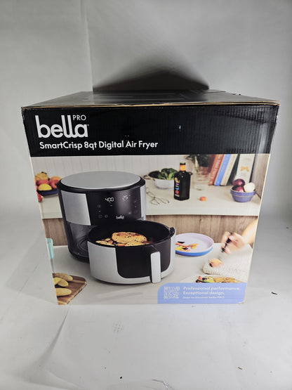bella PRO SmartCrisp 8 Qt Touchscreen Air Fryer 90223 - Stainless Steel