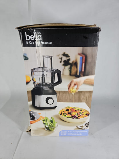 bella PRO 8-Cup Food Processor 90220 – Stainless Steel – Open Box