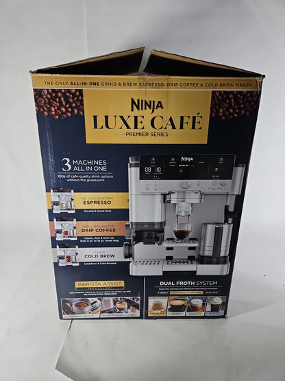 Ninja Luxe Café Premier 3-in-1 Espresso, Drip & Cold Brew Machine ES601