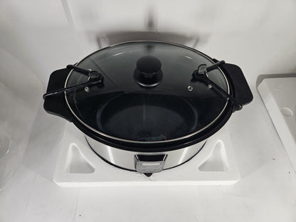 bella PRO 7 Qt Programmable Slow Cooker with Searing Function - Stainless Steel