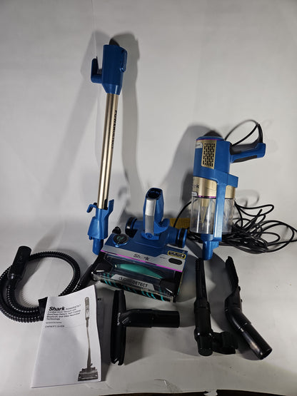 Shark PowerDetect Ultra-Light Corded Stick Vacuum - Plasma Blue - Used