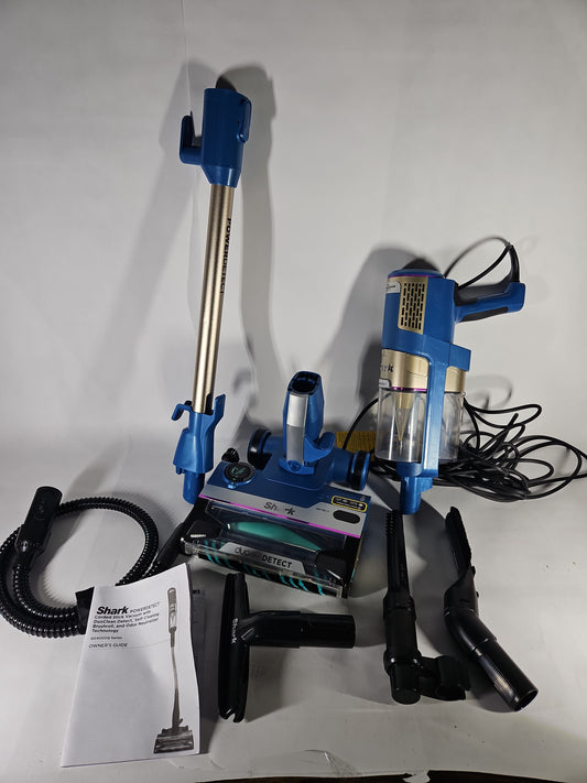 Shark PowerDetect Ultra-Light Corded Stick Vacuum - Plasma Blue - Used