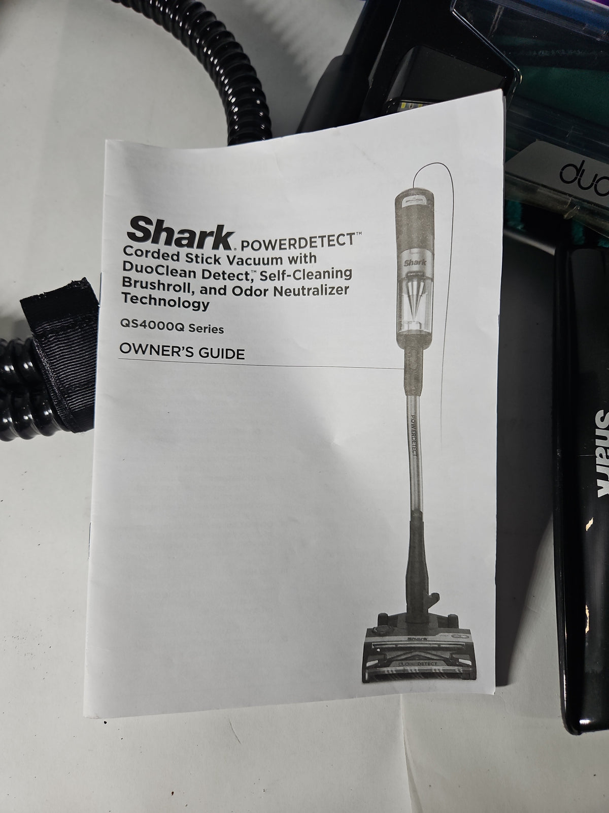 Shark PowerDetect Ultra-Light Corded Stick Vacuum - Plasma Blue - Used
