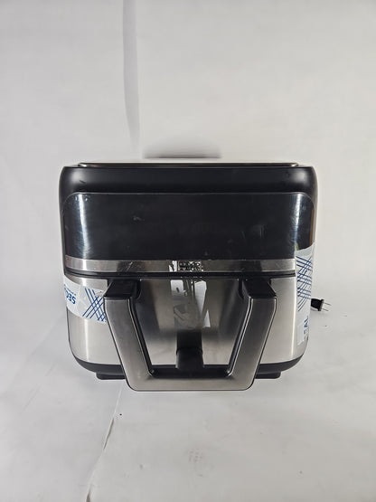 bella PRO 9 Qt TriZone Air Fryer Dual Flex Basket 90242 Stainless Steel