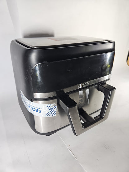 bella PRO 9 Qt TriZone Air Fryer Dual Flex Basket 90242 Stainless Steel - Used
