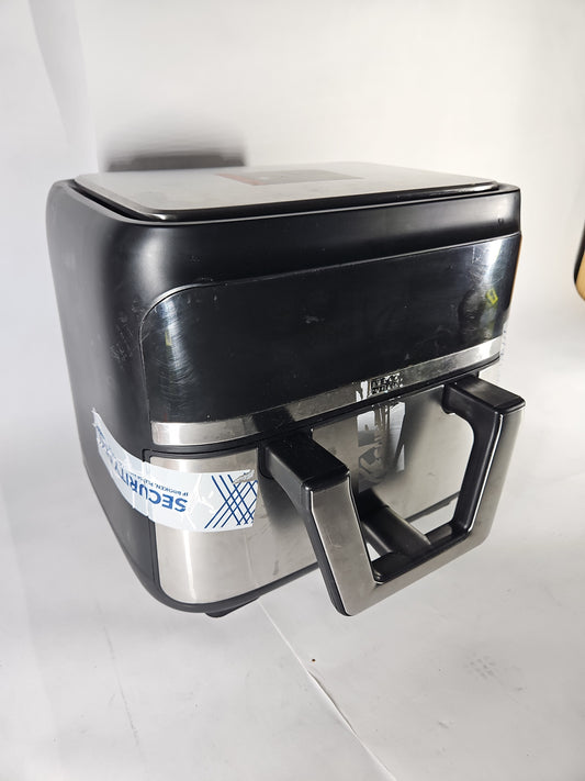 bella PRO 9 Qt TriZone Air Fryer Dual Flex Basket 90242 Stainless Steel - Used