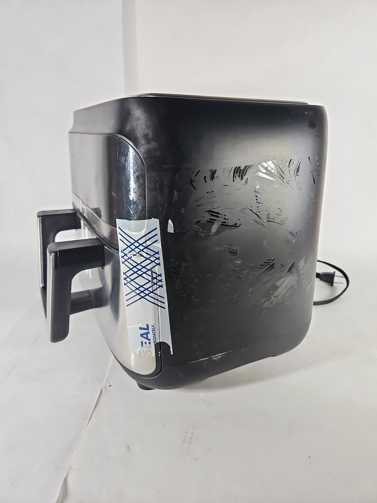 bella PRO 9 Qt TriZone Air Fryer Dual Flex Basket 90242 Stainless Steel - Used