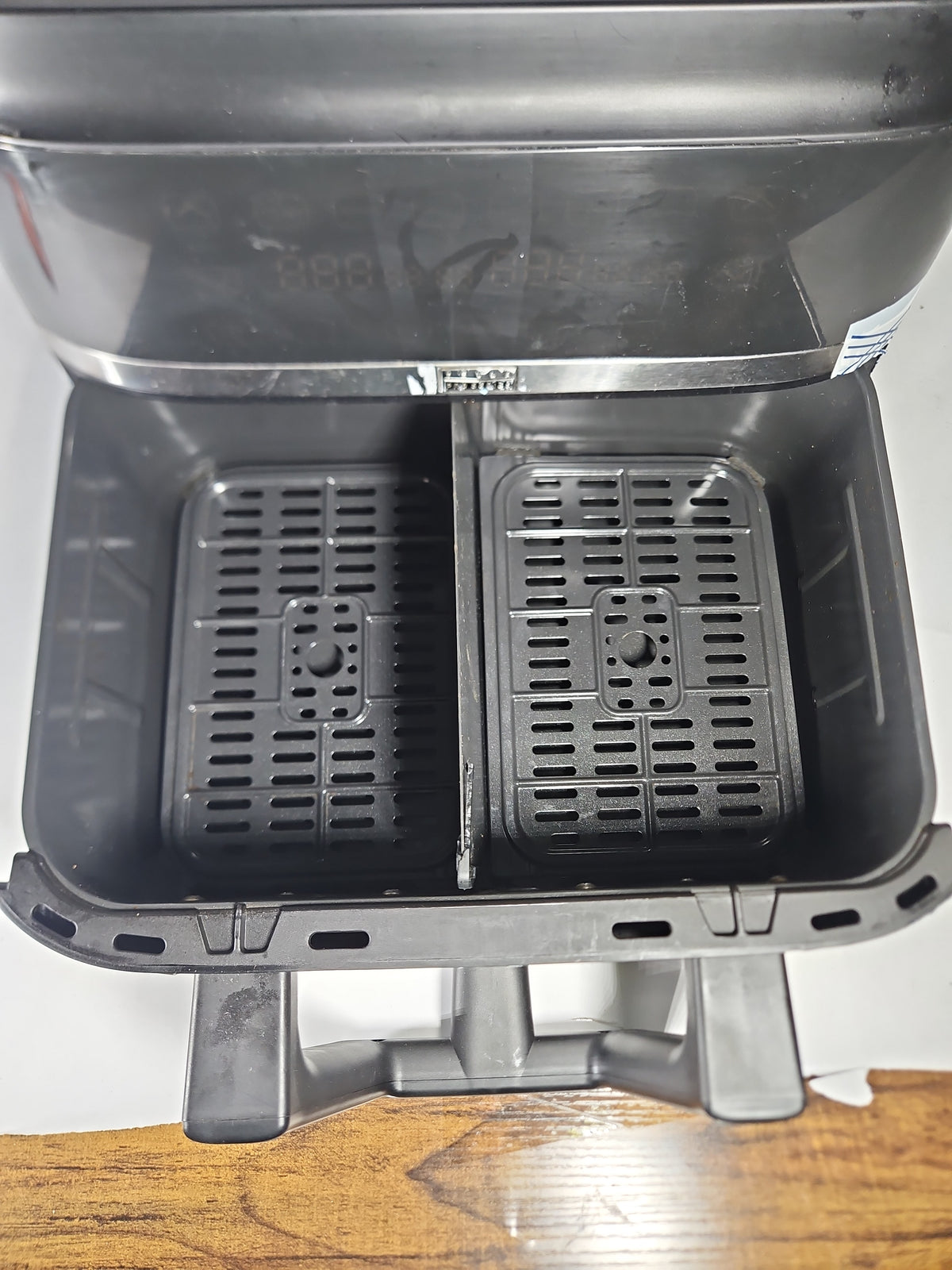 bella PRO 9 Qt TriZone Air Fryer Dual Flex Basket 90242 Stainless Steel - Used
