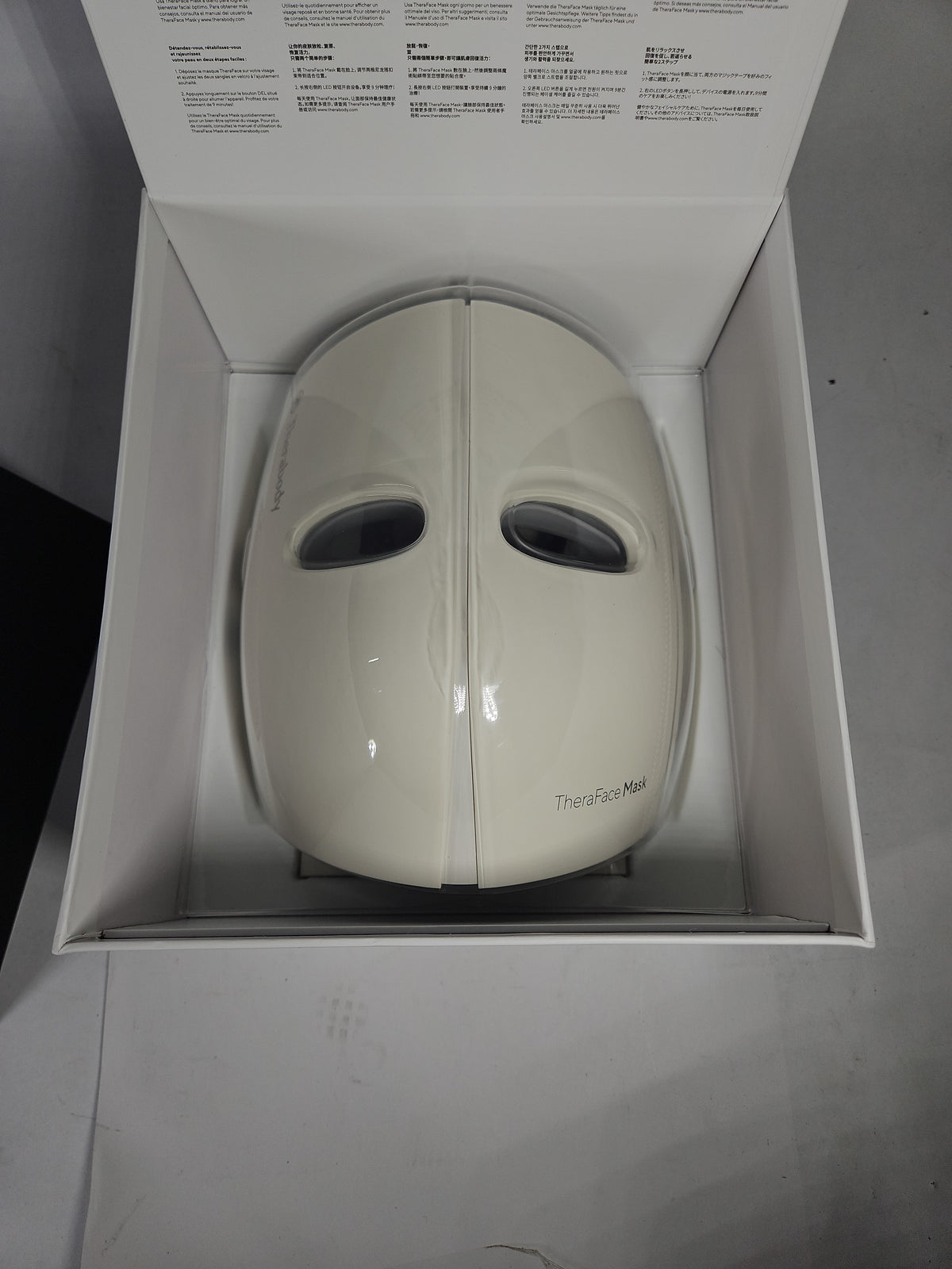 Therabody TheraFace Mask LED Light Therapy Face Mask with Vibration
